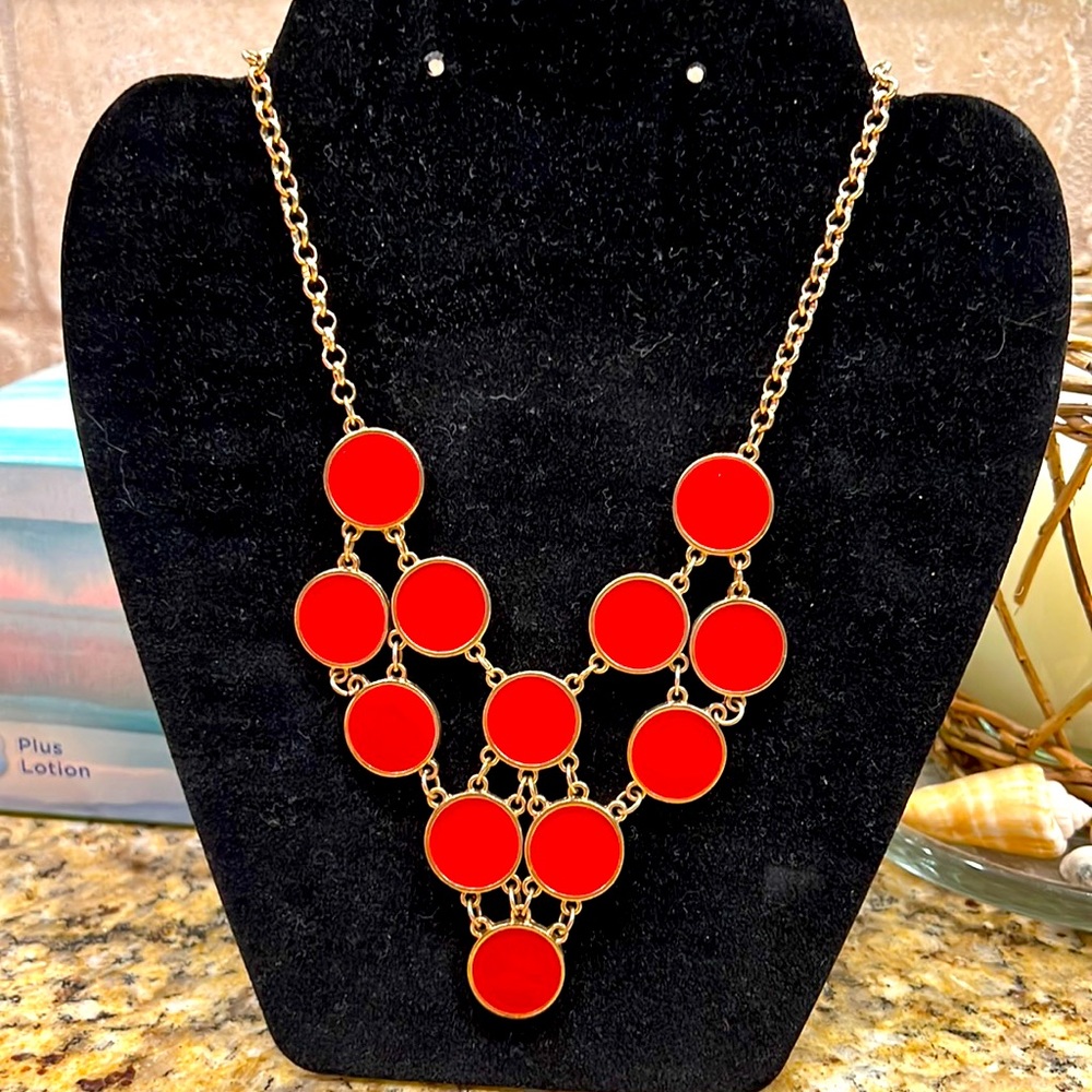 Red/orange necklace